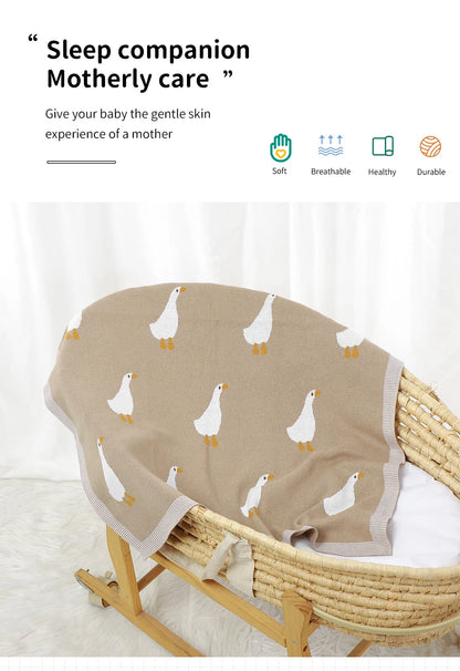 Newborn Baby Swaddle Blanket – Cozy Stroller & Basket Wrap