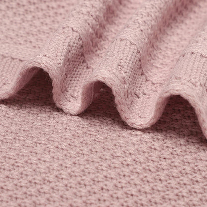 CuddleKnit Baby Blanket – Soft &amp; Cozy Swaddle Wrap