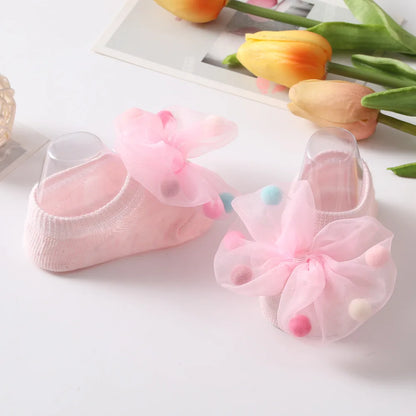 Newborn & Toddler Anti-Slip Bow Socks