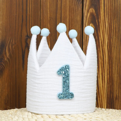 PartyPrince / PartyPrincess 1st Birthday Crown Hat