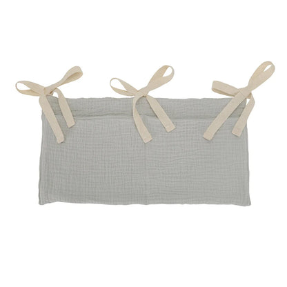 Hanging Crib Storage Bag – Baby Diaper & Toy Organizer