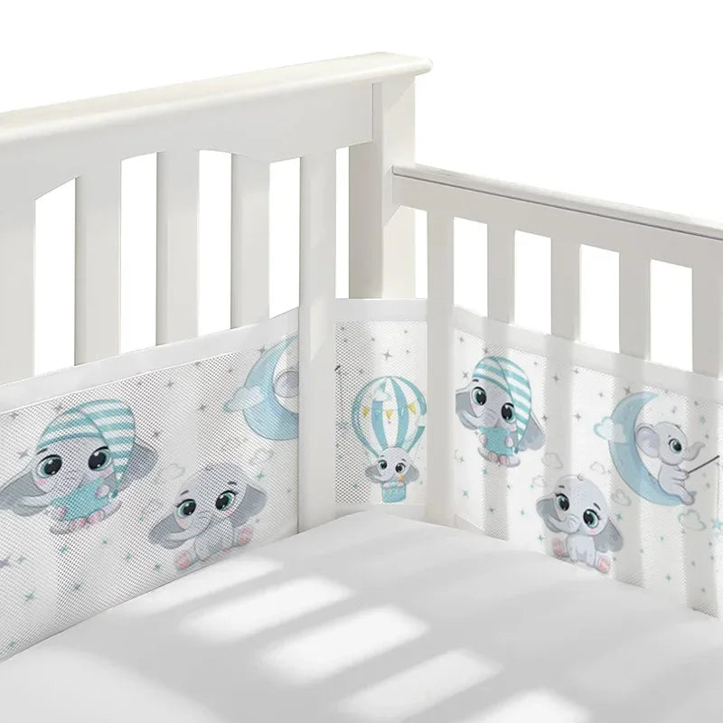 Safe Sleep Mesh Crib Fence