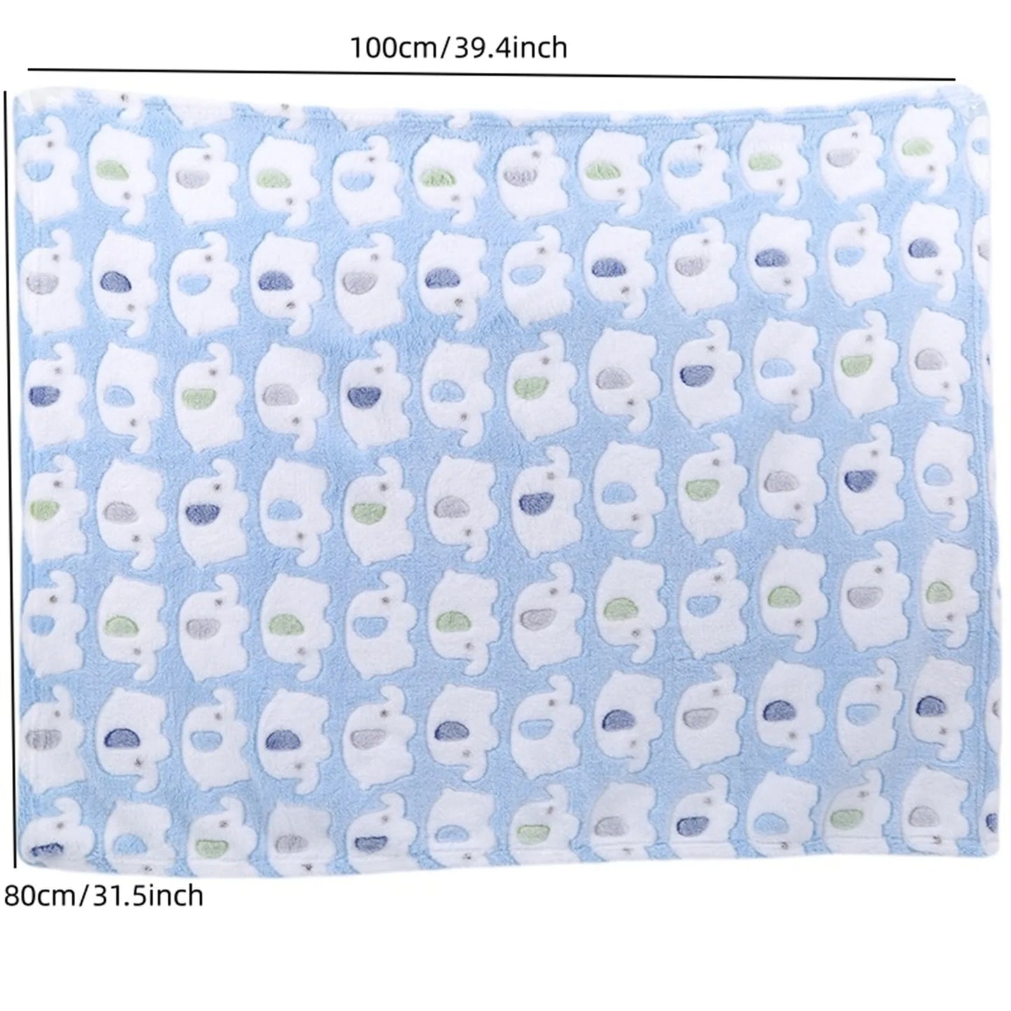 Newborn Baby Blanket & Swaddle Wrap – Warm Fleece &amp; Flannel, Infant Bedding, Winter Comfort