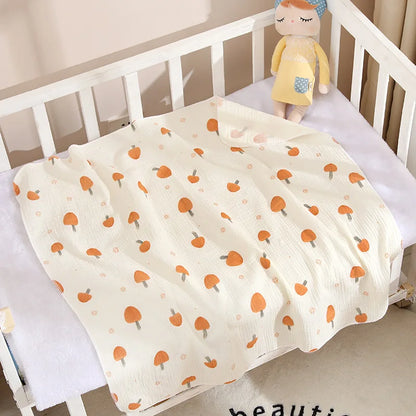 Newborn Muslin Swaddle Wrap – Gentle Cotton Blanket