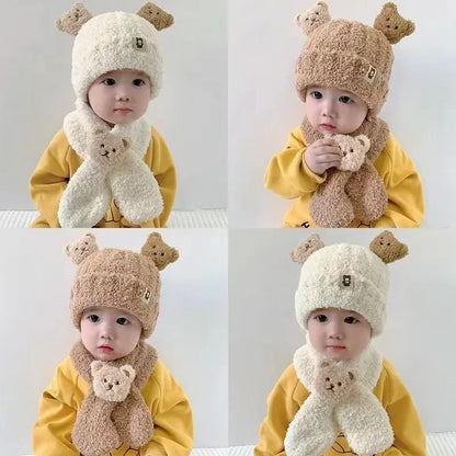 Soft & Cozy Baby Hat with Scarf