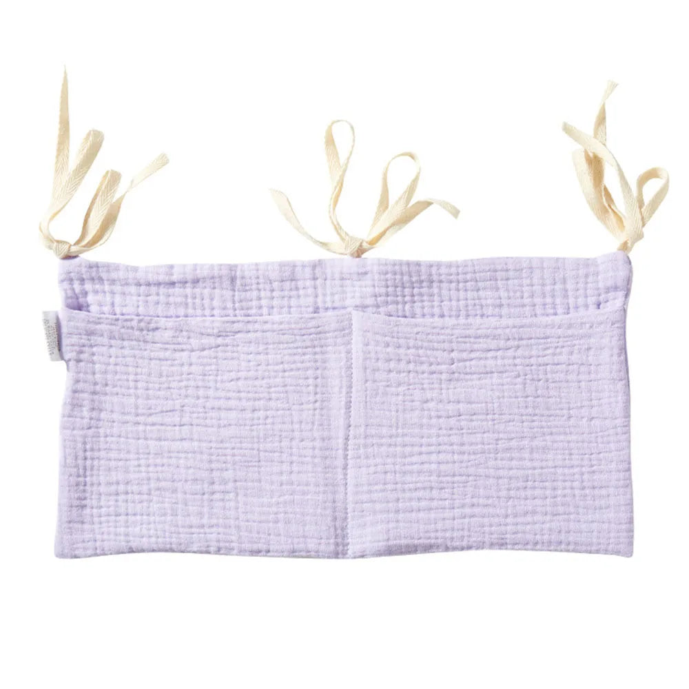 Hanging Crib Storage Bag – Baby Diaper & Toy Organizer