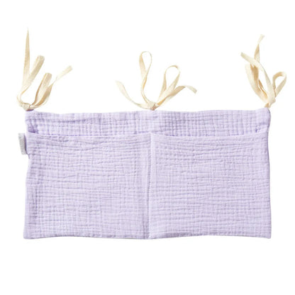 Hanging Crib Storage Bag – Baby Diaper & Toy Organizer