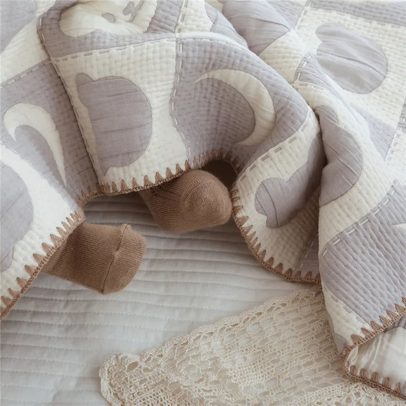 CuddleCotton Baby Blanket – Soft Swaddle & Bedding Quilt