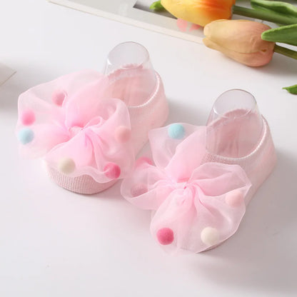Newborn & Toddler Anti-Slip Bow Socks