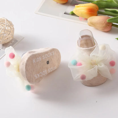 Newborn & Toddler Anti-Slip Bow Socks