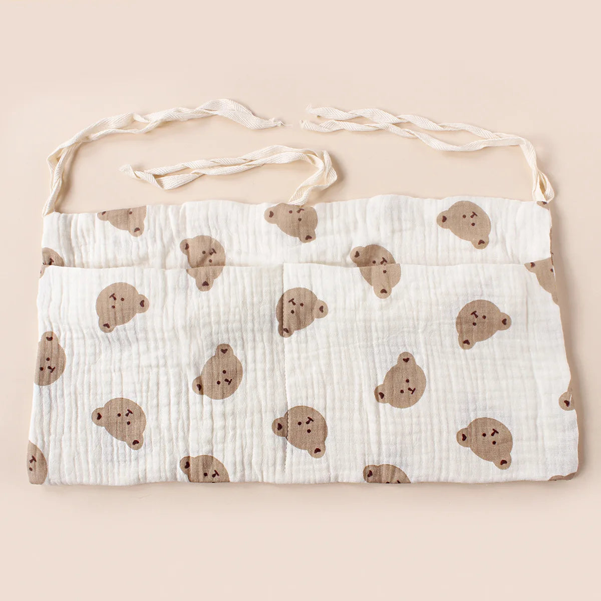Hanging Crib Storage Bag – Baby Diaper & Toy Organizer