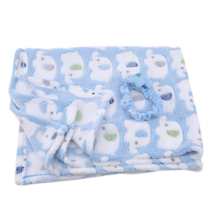Newborn Baby Blanket & Swaddle Wrap – Warm Fleece &amp; Flannel, Infant Bedding, Winter Comfort