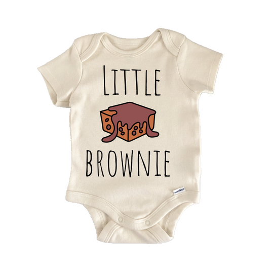 Baby Bodysuit “Little Brownie” – Funny Dessert Design