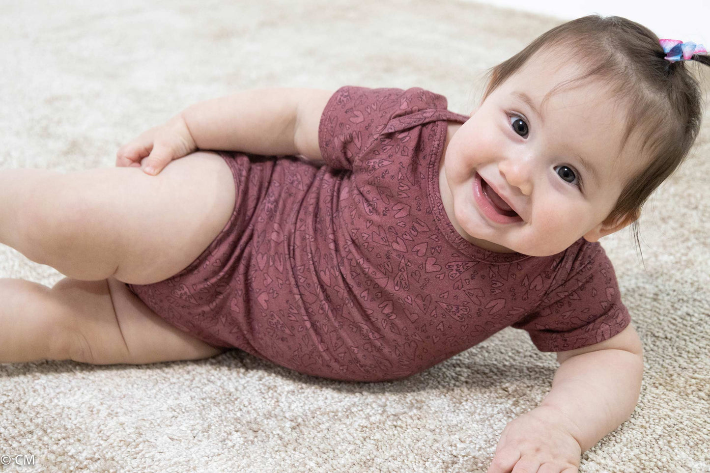 Cute organic baby onesie